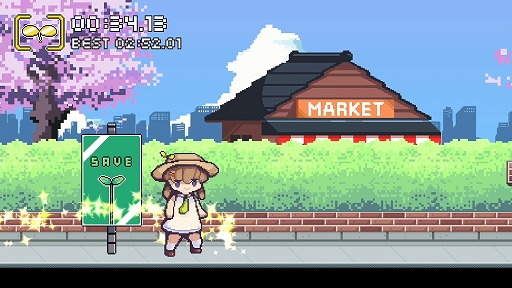 画像ギャラリー No.006のサムネイル画像 / PC/Switch「スーパーナナル」の発売日が3月24日に決定。パン屋さんの少女が町の平和を取り戻すために冒険するラン＆ジャンプアクション