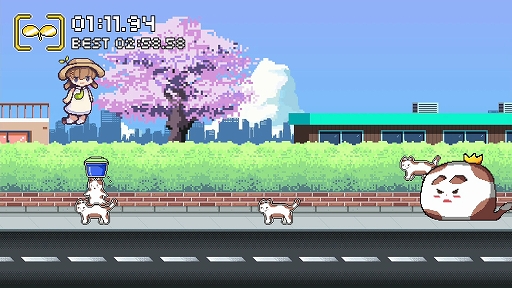 画像ギャラリー No.009のサムネイル画像 / PC/Switch「スーパーナナル」の発売日が3月24日に決定。パン屋さんの少女が町の平和を取り戻すために冒険するラン＆ジャンプアクション