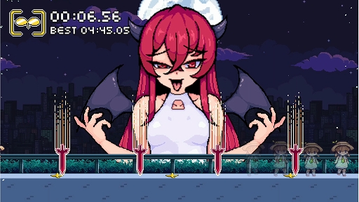 画像ギャラリー No.005のサムネイル画像 / PC/Switch「スーパーナナル」本日配信。パン屋さんの少女が奪われたパンを取り戻すために冒険するラン＆ジャンプアクション