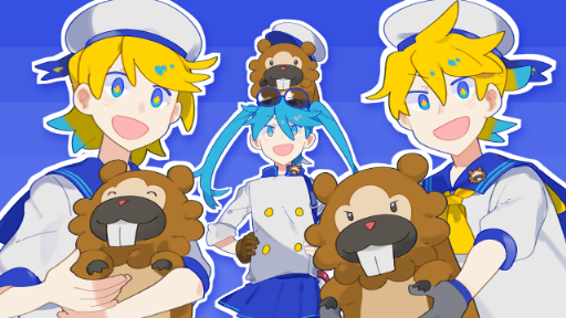 画像ギャラリー No.004のサムネイル画像 / 「ポケミク」10曲目はワンダフル☆オポチュニティ！による「ゴー！ビッパ団」。2月2日18：30に公開予定