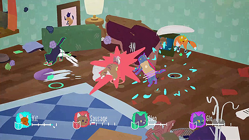 画像ギャラリー No.003のサムネイル画像 / ネコ大乱闘ゲーム「暴れん坊ニャンコ」（Fisti-Fluffs）Switch版の配信が本日スタート。Steam版の大型アップデートも