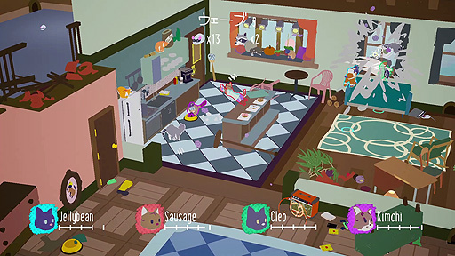 画像ギャラリー No.007のサムネイル画像 / ネコ大乱闘ゲーム「暴れん坊ニャンコ」（Fisti-Fluffs）Switch版の配信が本日スタート。Steam版の大型アップデートも