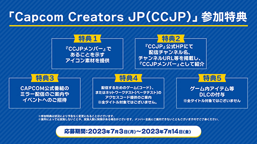 画像ギャラリー No.003のサムネイル画像 / カプコン，動画クリエイターと共に同社タイトルの魅力を発信するプロジェクト「Capcom Creators JP」を始動。最初のクリエイター募集を開始