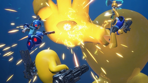 画像ギャラリー No.002のサムネイル画像 / 「エグゾプライマル」，イエローデビルが登場する「ロックマン」とのコラボミッション情報や，新たなゲームモードなどの詳細を公開