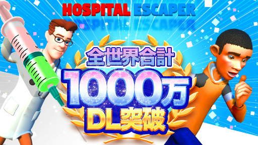 画像ギャラリー No.001のサムネイル画像 / 鬼ごっこアクションゲーム「Hospital Escaper」，全世界1000万ダウンロードを突破