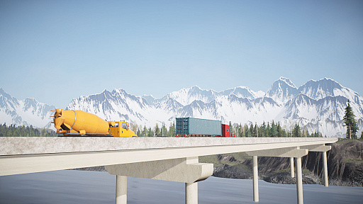 画像ギャラリー No.005のサムネイル画像 / アラスカを舞台にしたトラック運転シム「Alaskan Road Truckers」，序盤の3時間が無料で楽しめるプレイテストを本日実施