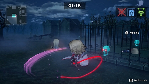 画像ギャラリー No.021のサムネイル画像 / 「オバケイドロ！」×「悪魔城ドラキュラ」シリーズコラボ試遊レポート。可愛くなったアルカードとレオンがケイドロで活躍