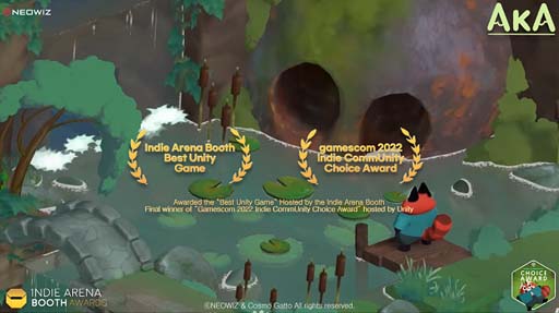 画像ギャラリー No.001のサムネイル画像 / 癒やしゲーム「アカ（Aka）」，gamescom 2022で2部門を受賞