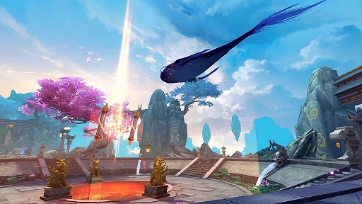 画像ギャラリー No.020のサムネイル画像 / 【PR】スマホ向けMMORPG「暁ノ天刃録」の事前登録がスタート。美しい東洋風の世界を縦横無尽に飛び回って冒険しよう！