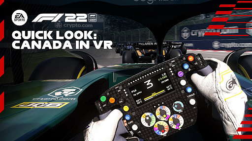 画像ギャラリー No.001のサムネイル画像 / 「F1 22」，VR視点でジル・ヴィルヌーヴ・サーキットを走る様子を収録した最新トレイラーが公開に