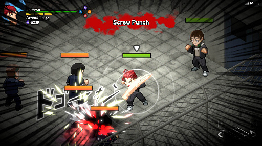 画像ギャラリー No.002のサムネイル画像 / タイのデベロッパが日本の不良を描く「BANCHOU TACTICS（番長タクティクス）」，Steamで配信開始