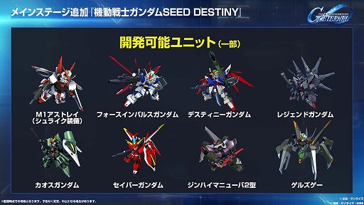 画像ギャラリー No.010のサムネイル画像 / 「Gジェネ エターナル」新ユニット「Hi-νガンダム(EX)」と「フォースインパルスガンダム(EX)」本日実装。アムロ＆シン参戦