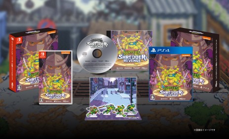 画像ギャラリー No.001のサムネイル画像 / PS4/Switch「ミュータント タートルズ：シュレッダーの復讐」の特典付パッケージ版が8月25日に発売決定