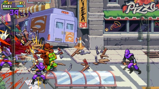 画像ギャラリー No.002のサムネイル画像 / PS4/Switch「ミュータント タートルズ：シュレッダーの復讐」特典付きパッケージ版を本日リリース。1987年のアニメ版をベースにした作品
