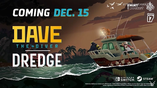 画像ギャラリー No.001のサムネイル画像 / 「デイヴ・ザ・ダイバー」，「DREDGE」とのコラボレーション無料DLCを12月15日に配信へ