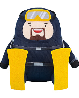 画像ギャラリー No.001のサムネイル画像 / 「デイヴ・ザ・ダイバー」のDAVEとBANCHOが全高約170mmのぬいぐるみになって登場。予約受付を3月6日21：00まで実施中