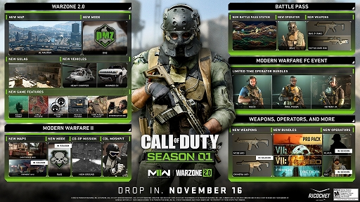 画像ギャラリー No.003のサムネイル画像 / 「Call of Duty：Modern Warfare II」と「Call of Duty: Warzone 2.0」向けの新たなバトルパスシステムの詳細が公開に