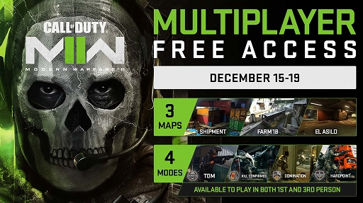 画像ギャラリー No.001のサムネイル画像 / 「Call of Duty: Modern Warfare II」，マルチプレイモードのフリートライアルを12月16日から12月20日3：00まで実施