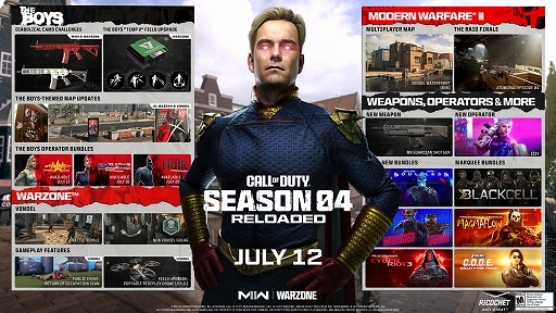 画像ギャラリー No.001のサムネイル画像 / The Boysのメンバーが参戦。「CoD:MWII」「CoD:Warzone」，シーズン04リローデッドアップデートは7月13日1：00に実装