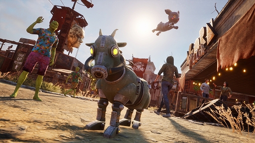 画像ギャラリー No.002のサムネイル画像 / 「Goat Simulator 3」，終末世界をバイクで駆け巡るDLC“Baadlands: Furry Road”をリリース。本編が60％オフになるセールも実施中