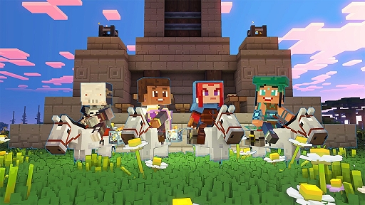 画像ギャラリー No.007のサムネイル画像 / 「Minecraft Legends」本日発売。Minecraftの世界を舞台にしたアクションストラテジーで,協力プレイや4対4のチーム戦も楽しめる