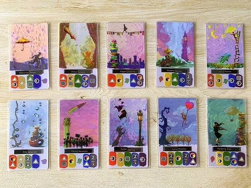 画像ギャラリー No.001のサムネイル画像 / 透明カードを重ね合わせ，自分だけの絵画を作る。ボードゲーム「Canvas」が「ボードゲームアリーナ」で正式実装へ