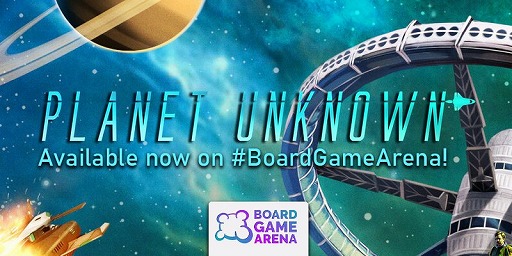 画像ギャラリー No.001のサムネイル画像 / ターンテーブル型トレイを用いたタイル配置ボドゲ「Planet Unknown」が「ボードゲームアリーナ」で正式実装へ。一般会員も立卓可能