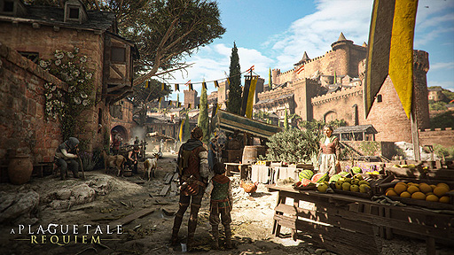 画像ギャラリー No.004のサムネイル画像 / PS5版「プレイグ テイル - レクイエム -」国内発売は2023年。疫病が蔓延する世界を舞台に姉弟の逃避行を描いたアクションADVの続編