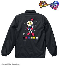画像ギャラリー No.003のサムネイル画像 / 「ボンバーマン」の新グッズ5種，予約受付中。白ボンがデザインされたコーチジャケットや，ステージがデザインされたデスクマットなどが登場