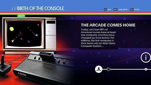 画像ギャラリー No.003のサムネイル画像 / 設立50周年を祝うAtariが，Atari 2600からLynxまでの歴史を振り返る新作「Atari 50: The Anniversary Celebration」を発表。リリースは11月を予定