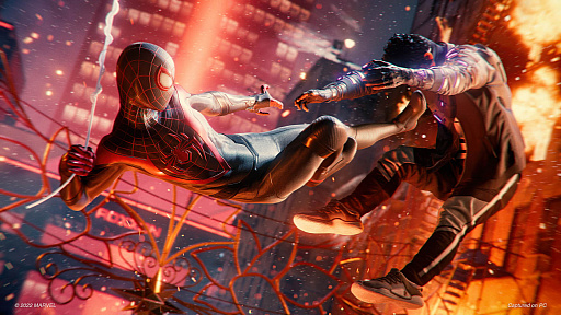 画像ギャラリー No.002のサムネイル画像 / PC版「Marvel's Spider-Man:Miles Morales」，本日リリース。ハイレベルなグラフィックスで摩天楼を飛び回れ