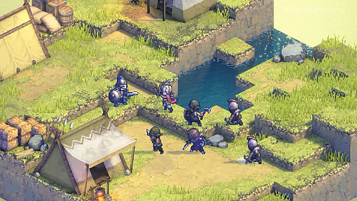 画像ギャラリー No.008のサムネイル画像 / スマホ向けタクティカルRPG「Sword of Convallaria」のPVを公開。作曲家の崎元 仁氏が，ドット絵で描かれている世界観や楽曲について語る