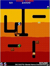 画像ギャラリー No.002のサムネイル画像 / PS4/Switch「アーケードアーカイブス ディグダグ」が8月4日発売へ。地面を掘って敵に空気を送り込み，撃退していく穴掘りアクションゲーム