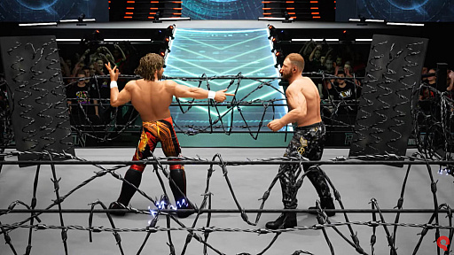 画像ギャラリー No.004のサムネイル画像 / 「AEW: Fight Forever」,命がいくつあっても足りない有刺鉄線デスマッチモードを紹介するトレイラー公開