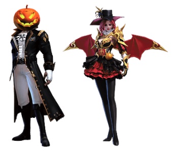 画像ギャラリー No.002のサムネイル画像 / 「カオスジェネシス」新たな衣装セット“ハロウィン仮装”が登場