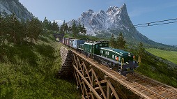 画像ギャラリー No.002のサムネイル画像 / 「レイルウェイ エンパイア2」電気機関車を追加する新DLC「ハイ ボルテージ」本日リリース。新たなマップ「スイス」を実装