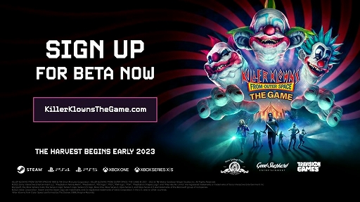 画像ギャラリー No.003のサムネイル画像 / 非対称対戦ゲーム「Killer Klowns from Outer Space：The Game」発表。殺人ピエロと市民に分かれて戦うPvPvEホラー
