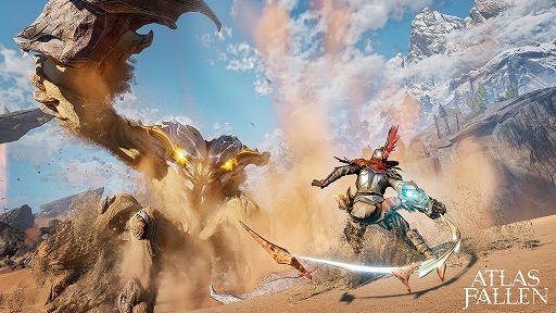 画像ギャラリー No.002のサムネイル画像 / 砂を操り，巨獣たちを狩猟する。アクションRPG「Atlas Fallen」，PS5/Xbox Series X|S向けに12月14日に発売決定