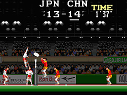 画像ギャラリー No.004のサムネイル画像 / 「スーパーバレーボール」（1989年）のアーケードアーカイブス版がSwitchとPS4で8月25日に登場