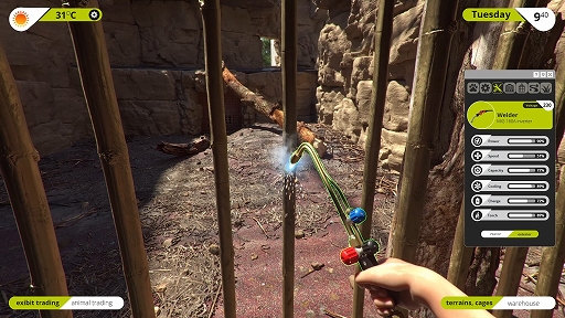 画像ギャラリー No.006のサムネイル画像 / 「Zoo Simulator」の制作が決定。動物園のリノベを行いながら，飼育員として餌やりもできる一人称カメラ視点型シミュレーション