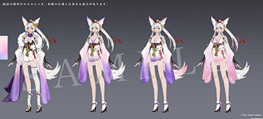 画像ギャラリー No.003のサムネイル画像 / 「幻想伝説」には九尾の狐をモチーフにした玉藻や騎乗キャラの柴ちゃん&黒ちゃんらが登場。国内版のローカライズに関する情報が公開に