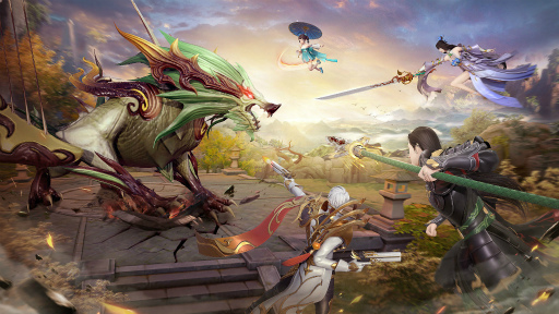 画像ギャラリー No.004のサムネイル画像 / スマホ向けオンラインRPG「幻想伝説 〜遥か東方の冒険奇譚〜」，日本国内でのサービスを10月に開始すると発表。Android向けCBTを本日開始