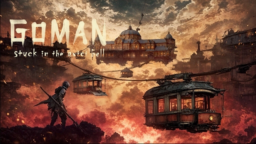画像ギャラリー No.001のサムネイル画像 / 「GOMAN -stuck in the avici hell-」，体験版をSteamで配信開始。地獄からの脱走を目指す，即死＆無限ループ型横スクロールACT