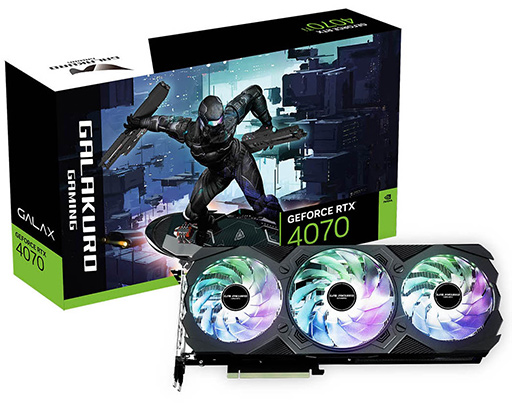 画像ギャラリー No.005のサムネイル画像 / GeForce RTX 4070搭載カードがPalit，GALAKURO，GIGABYTE，エルザジャパンから発売に