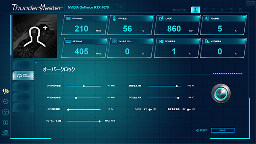 画像ギャラリー No.004のサムネイル画像 / 独自大型クーラー採用のPalit製「GeForce RTX 4070 SUPER Dual」を試す。リファレンス仕様で消費電力あたり性能に優れる