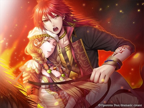 画像ギャラリー No.008のサムネイル画像 / 「越えざるは紅い花〜対の月〜」のSteam/Switch版，2023年に発売。異国で展開される“愛と嫉妬が渦巻く大河恋愛アドベンチャー”