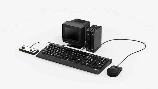 画像ギャラリー No.002のサムネイル画像 / 「X68000 Z」製品版の予約受付が明日スタート。本体カラーはブラックで，JOYCARDや5インチモニター，テーマ曲CDも登場
