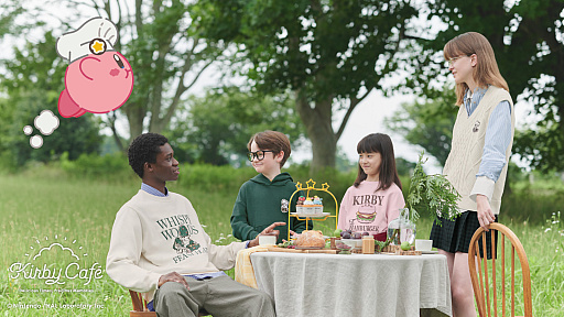 画像ギャラリー No.001のサムネイル画像 / 「カービィカフェ」がGUとコラボ。「UNDER THE WHISPY WOODS」をテーマに，ブリティッシュなアイテムを9月12日から発売