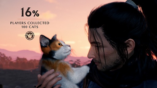 画像ギャラリー No.001のサムネイル画像 / 「Rise of the Ronin」猫を100匹集めたプレイヤーの割合は? さまざまなプレイデータを公開。セーブデータを引き継げる体験版を配信開始