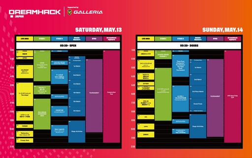 画像ギャラリー No.002のサムネイル画像 / 「DreamHack Japan 2023」,全コンテンツのタイムテーブルが公開に。「CHUNITHM」を使ったスペシャルマッチ&DJライブの開催も決定